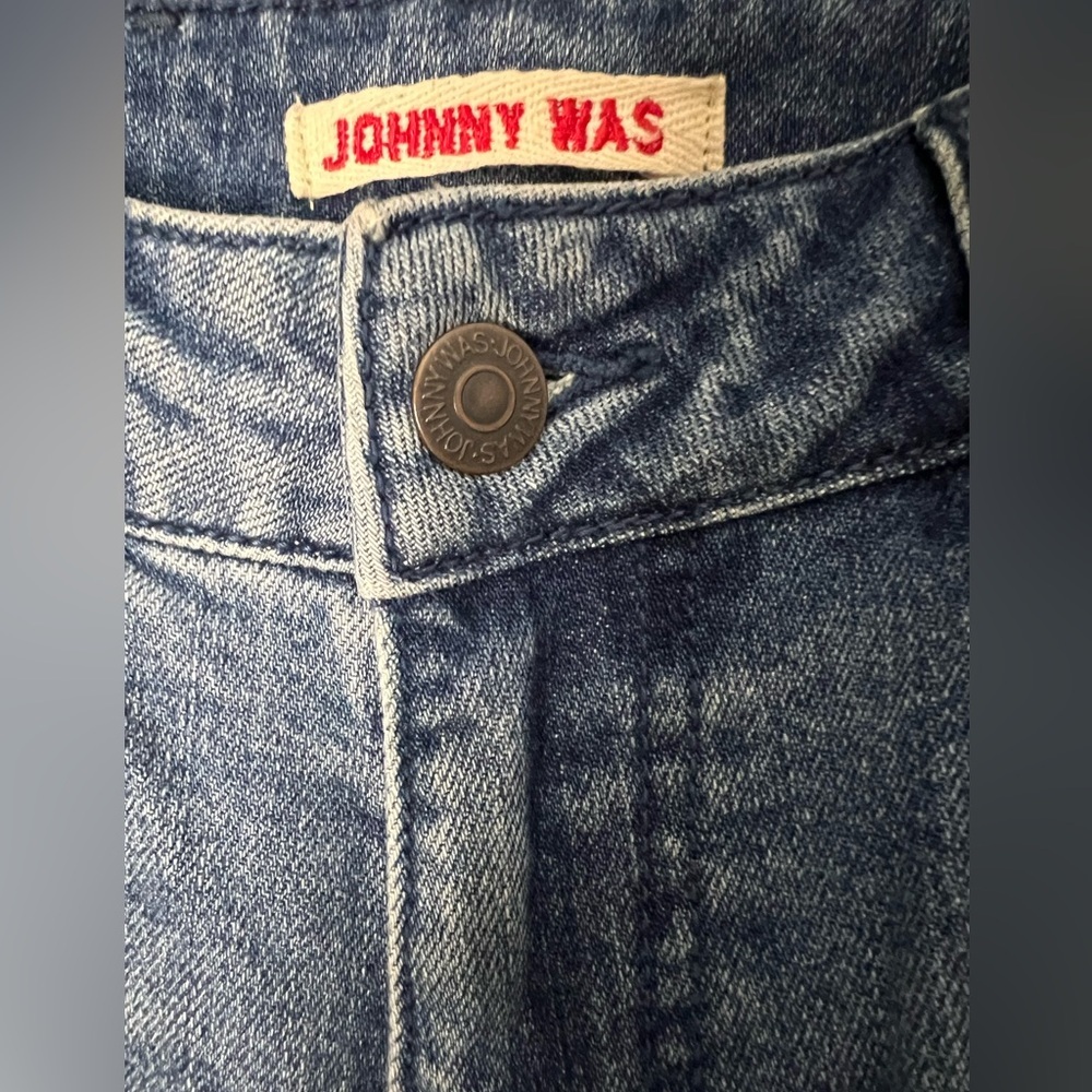 JOHNNY WAS THE WIDE LEG - SISA Embroidered Jeans in Size 25 NWT - Picture 5 of 11